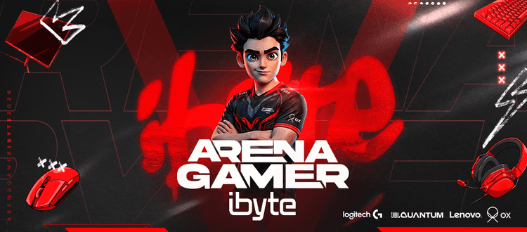 Arena Gamer ibyte 2026 banner