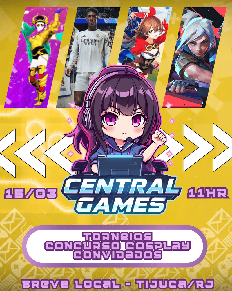 Central Games, Rio de Janeiro - Geek Calendar